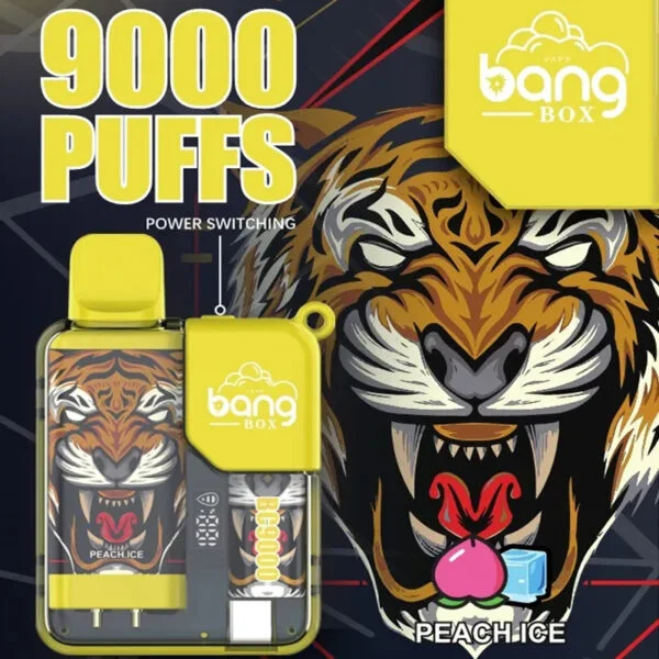 Bang Box 9000 Puffs 0% 2% 3% 5% Nicotine Rechargeable LED Pover Display Disposable Vape Wholesale - AweVape - 2