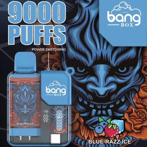 Bang Box 9000 Puffs 0% 2% 3% 5% Nicotine Rechargeable LED Pover Display Disposable Vape Wholesale - AweVape - 4