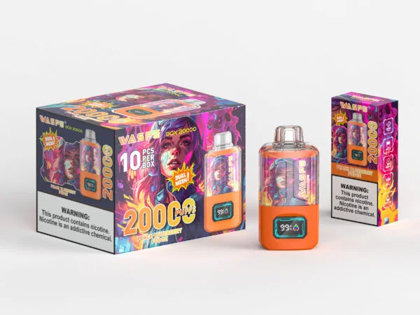 WASPE 20000 PUFFS Dual Mesh Box 0% 2% 3% 5% Nikotinový jednorázový vape velkoobchod – AweVape – 12
