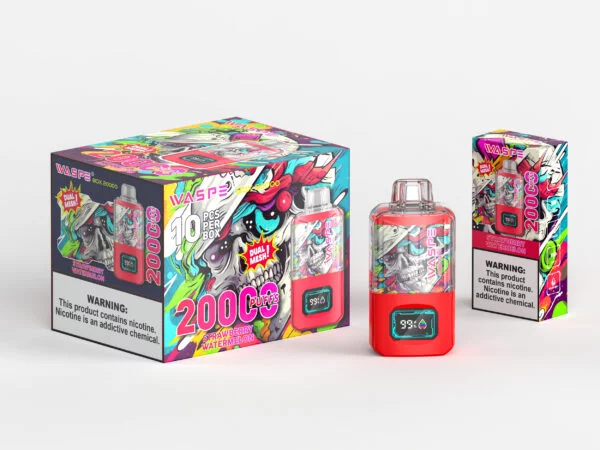 WASPE 20000 PUFFS Dual Mesh Box 0% 2% 3% 5% Nikotinový jednorázový vape velkoobchod – AweVape – 4