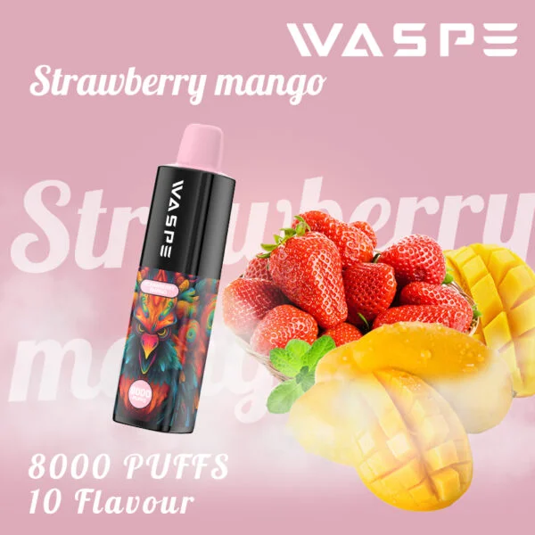 WASPE 8000 PUFFS 0% 2% 3% 5% Никотиновый одноразовый вейп оптом - AweVape - 10