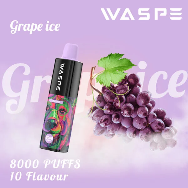 WASPE 8000 PUFFS 0% 2% 3% 5% Никотиновый одноразовый вейп оптом - AweVape - 5