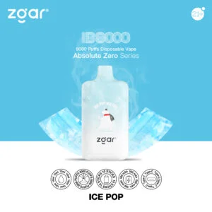 ZGAR ICE BOX 8000 Puffs 2% Nikotin genopladelig engangsvape Engros - AweVape - 17