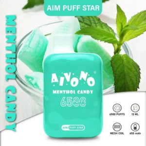 AIVONO AIM PUFFSTAR 6500 Puffs 0% 2% 5% Vapes desechables recargables con bajo contenido de nicotina Compra a granel al por mayor - AweVape - 13