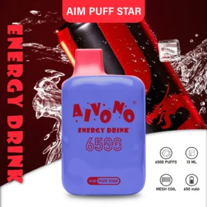 AIVONO AIM PUFFSTAR 6500 Puffs 0% 2% 5% Vapes desechables recargables con bajo contenido de nicotina Compra a granel al por mayor - AweVape - 14