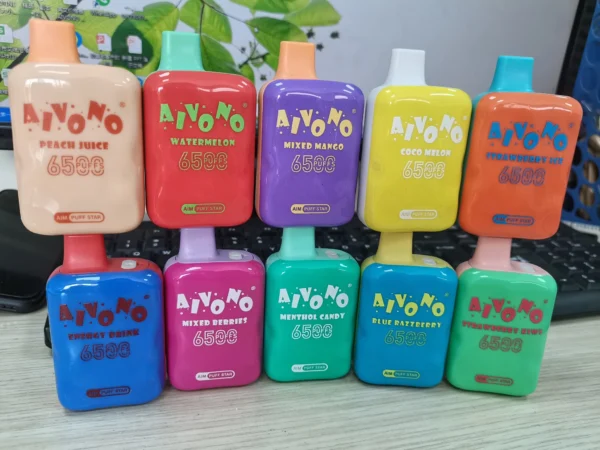 AIVONO AIM PUFFSTAR 6500 Puffs 0% 2% 5% Vapes desechables recargables con bajo contenido de nicotina Compra a granel al por mayor - AweVape - 1