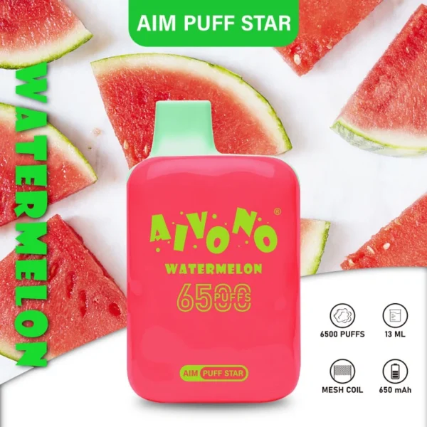 AIVONO AIM PUFFSTAR 6500 Puffs 0% 2% 5% Vapes desechables recargables con bajo contenido de nicotina Compra a granel al por mayor - AweVape - 9