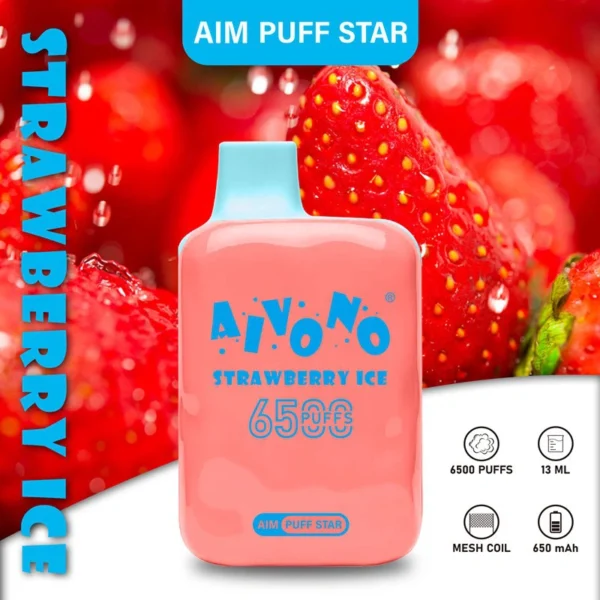 AIVONO AIM PUFFSTAR 6500 Puffs 0% 2% 5% Vapes desechables recargables con bajo contenido de nicotina Compra a granel al por mayor - AweVape - 10