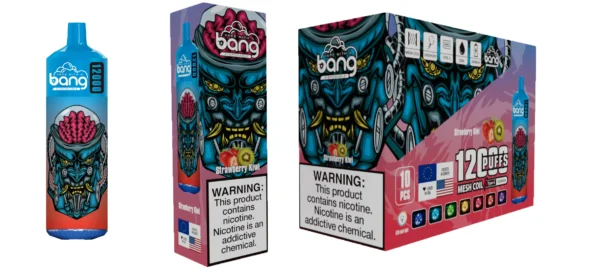 Bang 12000 Puffs 0% 2% 3% 5% Nabíjecí jednorázové vapes Pen s nízkým obsahem nikotinu Hromadně Koupit velkoobchod – AweVape – 20