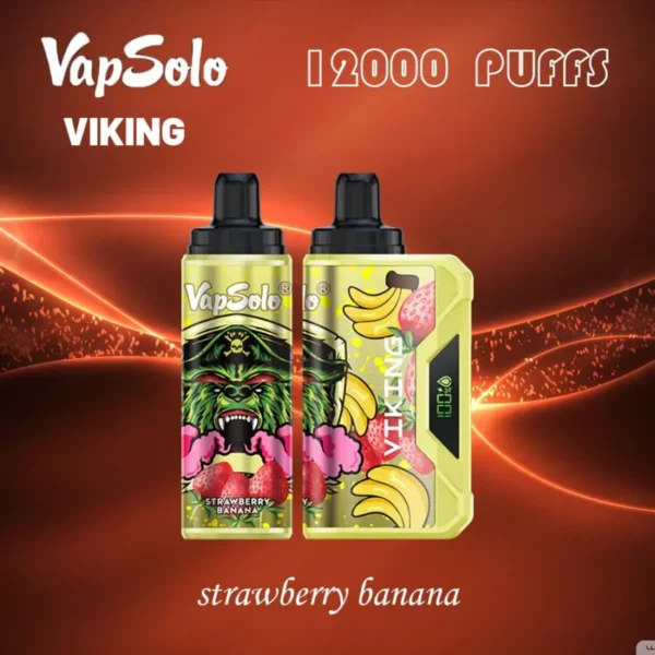 VapSolo Viking 12000 Puffs 2% 5% Caneta Vapes descartáveis ​​recarregáveis ​​com baixo teor de nicotina em massa Compre no atacado - AweVape - 4