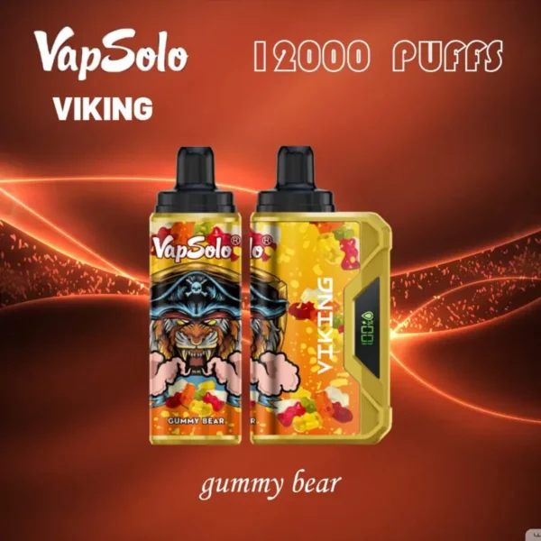 VapSolo Viking 12000 Puffs 2% 5% Caneta Vapes descartáveis ​​recarregáveis ​​com baixo teor de nicotina em massa Compre no atacado - AweVape - 9