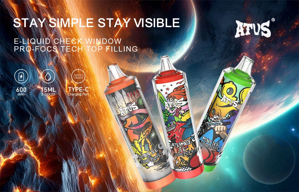 Atvs 13000 Puffs 5% Low Nicotine Rechargeable Disposable Vapes Pen Bulk Buy Wholesale