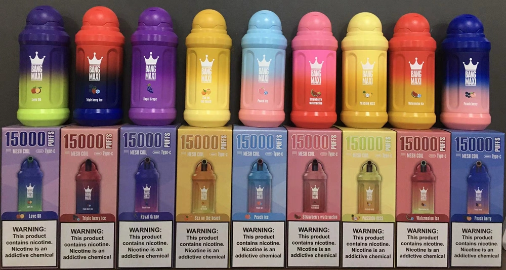 AIVONO BANG MAXI 15000 Puffs 0% 2% 3% 5% Low Nicotine Rechargeable Disposable Vapes Pen Bulk Buy Wholesale